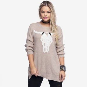 Buddy love bullhead oversized sweater